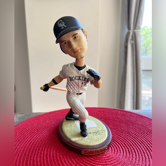 Authentic MLB Todd Helton #17 Colorado Rockies Memory Company Bobble Head figure - Picture 4 of 12